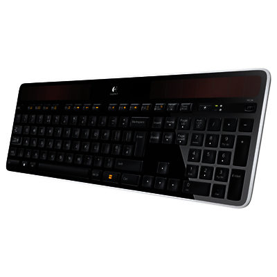 Logitech K750 Wireless Solar Panel Keyboard, Black Logitech K750 Wireless Solar Panel Keyboard, Black